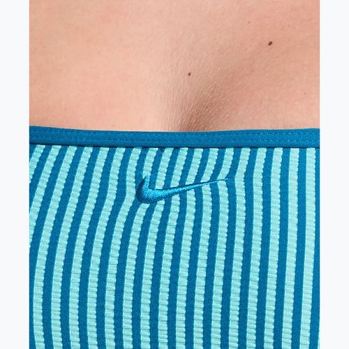 Swimsuit top Nike Ripple Texture Bralette Classic Bikini bleached turquoise