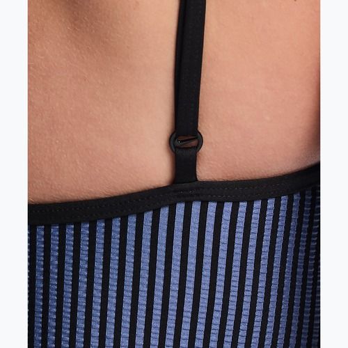 Women's one-piece swimsuit Nike Ocean Bound Ripple Texture Square Neck slate