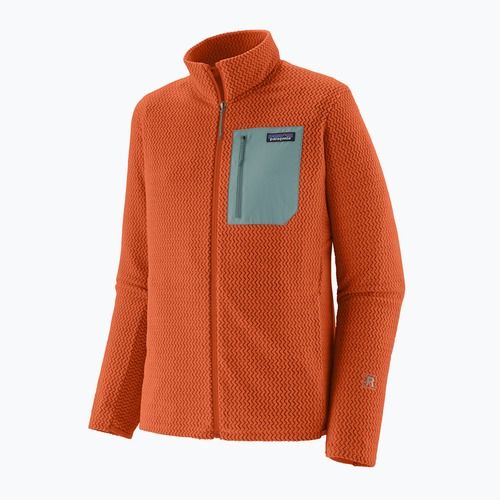 Men's trekking sweatshirt Patagonia R1 Air coal orange