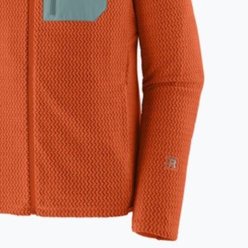 Men's trekking sweatshirt Patagonia R1 Air coal orange
