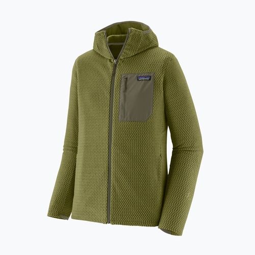 Men's trekking sweatshirt Patagonia R1 Air Full Zip Hoody caper green