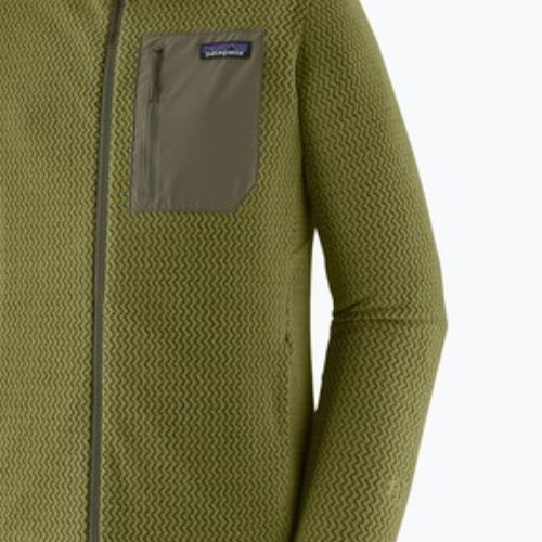 Men's trekking sweatshirt Patagonia R1 Air Full Zip Hoody caper green