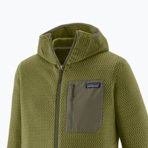 Men's trekking sweatshirt Patagonia R1 Air Full Zip Hoody caper green