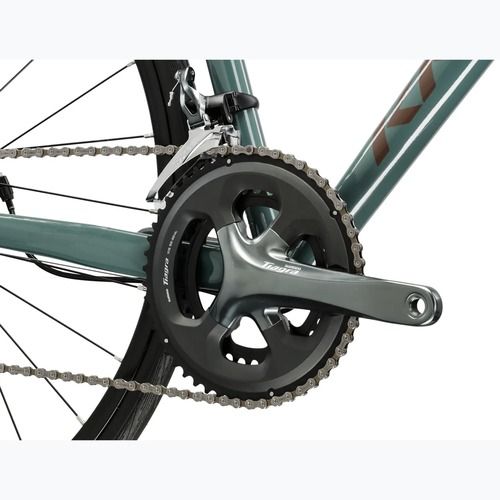 Road bike KROSS Vento 4.0 green/maroon/shine