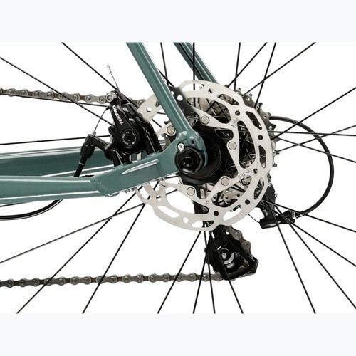 Road bike KROSS Vento 4.0 green/maroon/shine