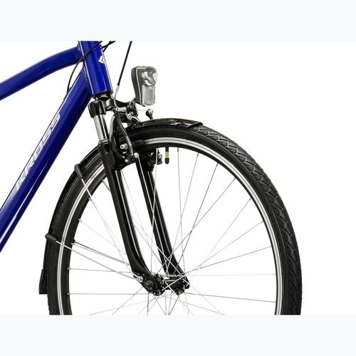 Men's trekking bike KROSS Trans 1.0 navy/silver/shine