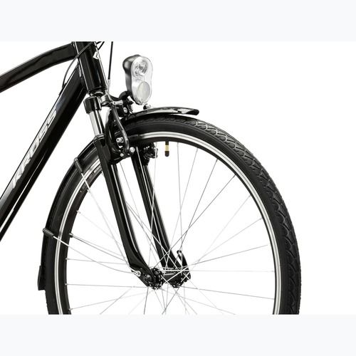 Men's trekking bike KROSS Trans 1.0 black/silver/shine