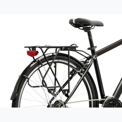Men's trekking bike KROSS Trans 1.0 black/silver/shine
