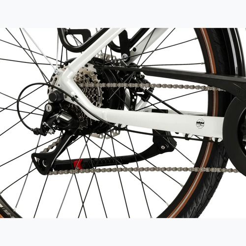 Electric bike KROSS Trans Hybrid 1.0 el. 522 Wh pearl/black/shine