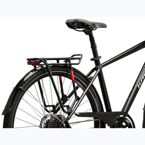 Men's trekking bike KROSS Trans 7.0 black/silver/shine