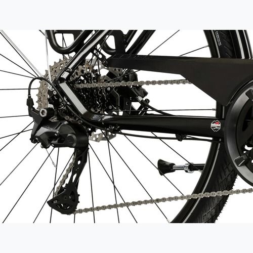 Men's trekking bike KROSS Trans 7.0 black/silver/shine