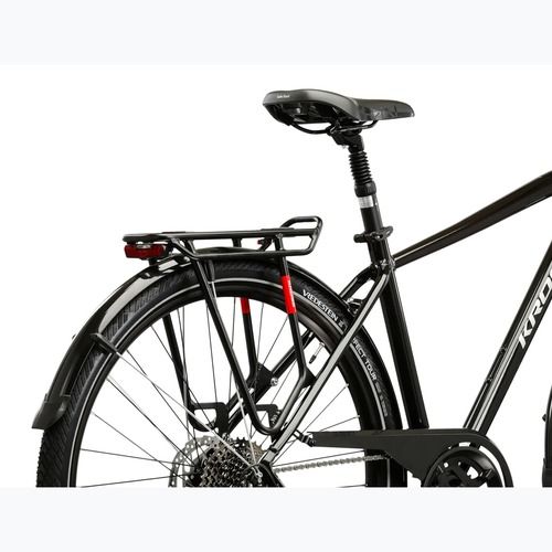 Men's trekking bike KROSS Trans 7.0 black/silver/shine