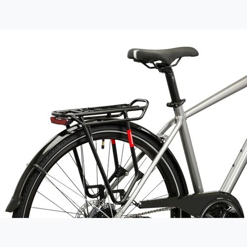 Men's trekking bike KROSS Trans 3.0 silver/blue/shine