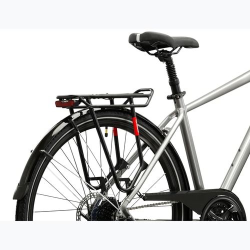 Men's trekking bike KROSS Trans 3.0 silver/blue/shine