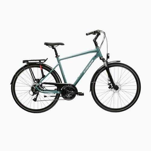 Men's trekking bike KROSS Trans 3.0 green/silver/shine