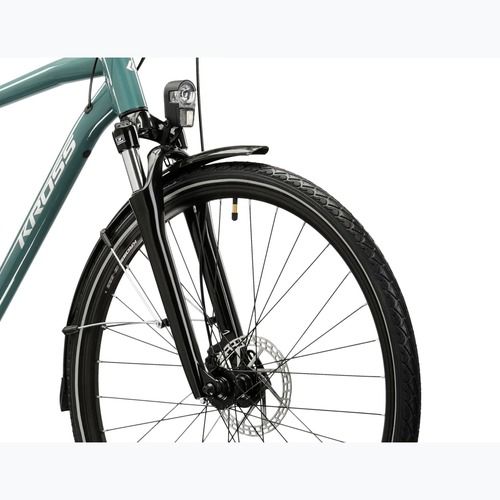 Men's trekking bike KROSS Trans 3.0 green/silver/shine