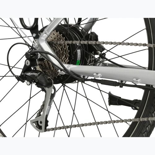 Electric bike KROSS Sentio Hybrid 2.0 el. 504 Wh silver/black/shine