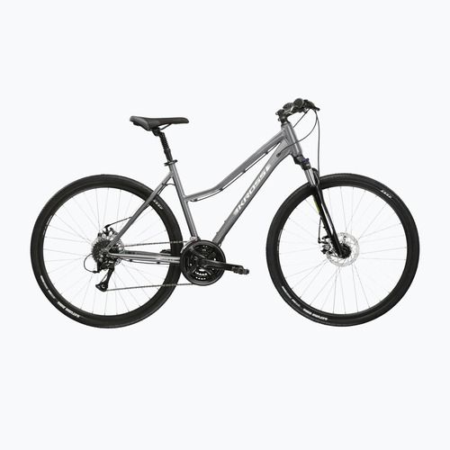 Women's city bike KROSS Move 2.0 W graphite/silver/shine