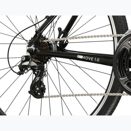 Men's city bike KROSS Move 1.0 black/silver/shine