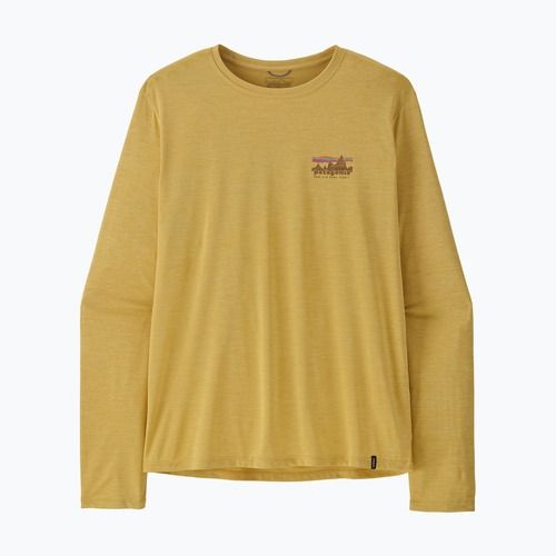 Men's longsleeve Patagonia Capilene Cool Daily - '73 Skyline limestone yellow/light limestone yellow c-dye