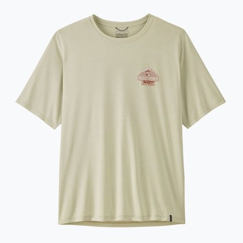 Men's T-shirt Patagonia Capilene Cool Daily - Great Waves dyno white