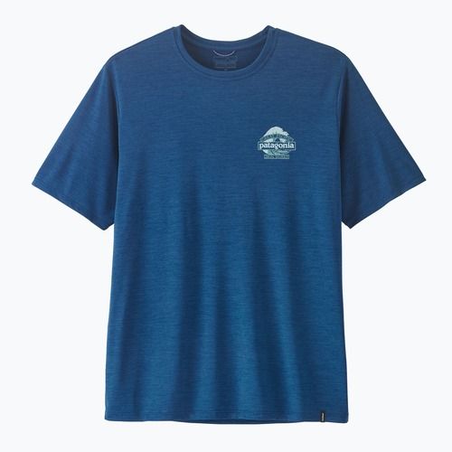 Men's T-shirt Patagonia Capilene Cool Daily - Great Waves clement blue/light clement blue x-dye