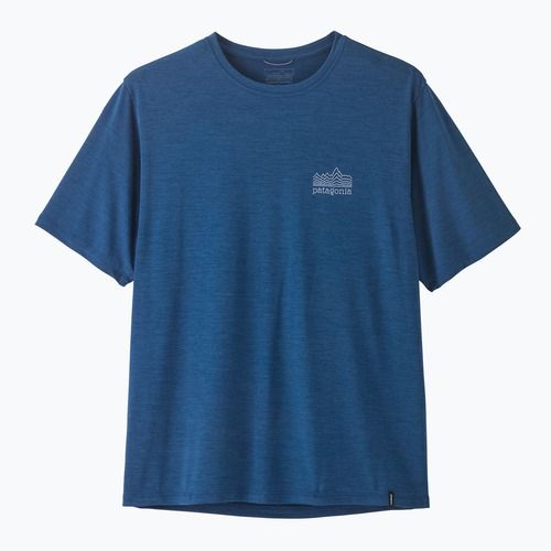 Men's T-shirt Patagonia Capilene Cool Daily - Strataspire clement blue/light clement blue x-dye
