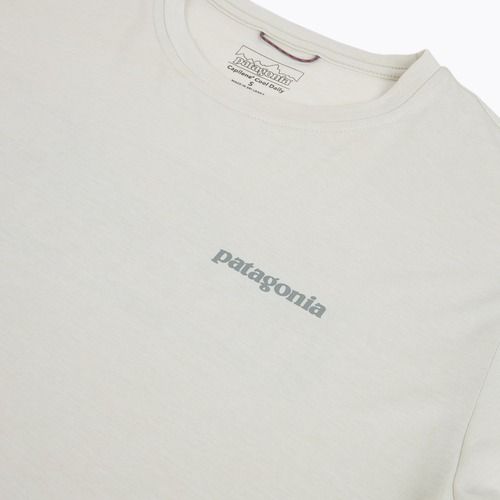 Men's T-shirt Patagonia Capilene Cool Daily - Boardshort Logo dyno white
