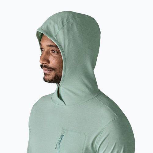 Men's sweatshirt Patagonia Capilene Cool Sun Hoody thermal blue/thin ice x-dye