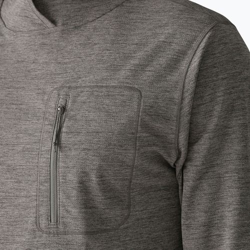 Men's sweatshirt Patagonia Capilene Cool Sun Hoody forge grey/noble grey x-dye