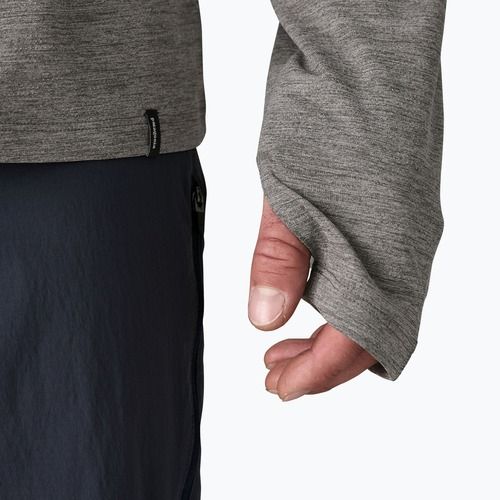 Men's sweatshirt Patagonia Capilene Cool Sun Hoody forge grey/noble grey x-dye