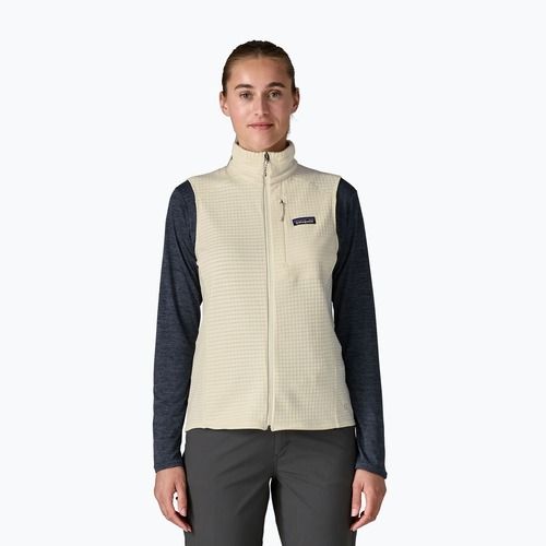 Women's gilet Patagonia R1 wool white