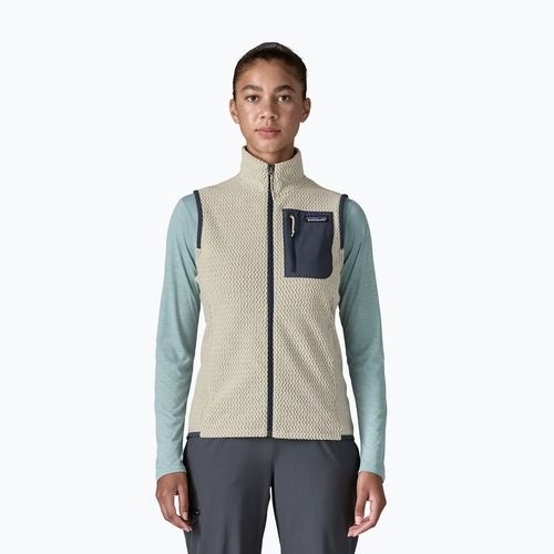 Women's gilet Patagonia R1 Air wool white