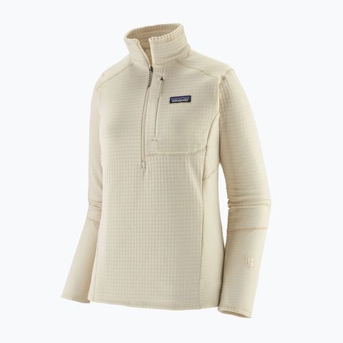 Women's fleece sweatshirt Patagonia R1 wool white