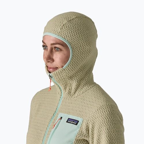 Women's fleece sweatshirt Patagonia R1 Air Full-Zip Hoody weathered stone