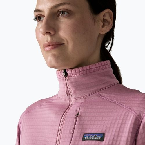 Women's sweatshirt Patagonia R1 Hybrid light violet