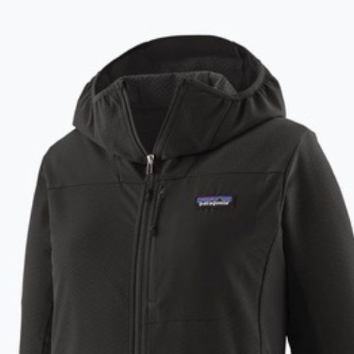 Women's softshell jacket Patagonia R1 CrossStrata Hoody black
