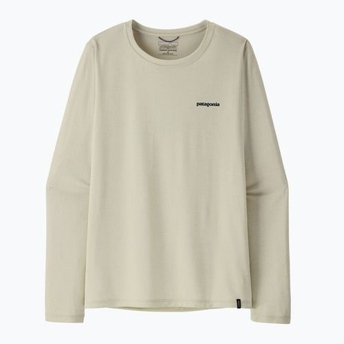 Women's longsleeve Patagonia Capilene Cool Daily Shirt - Boardshort Logo dyno white