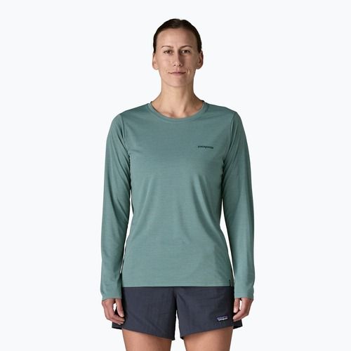 Women's longsleeve Patagonia Capilene Cool Daily Shirt - Boardshort Logo blue sage/light blue sage x-dye
