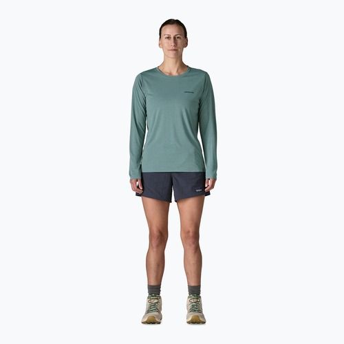 Women's longsleeve Patagonia Capilene Cool Daily Shirt - Boardshort Logo blue sage/light blue sage x-dye