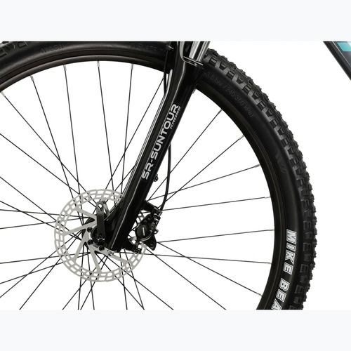 Women's mountain bike KROSS Lea 4.0 W 27.5 grey/turquoise/shine