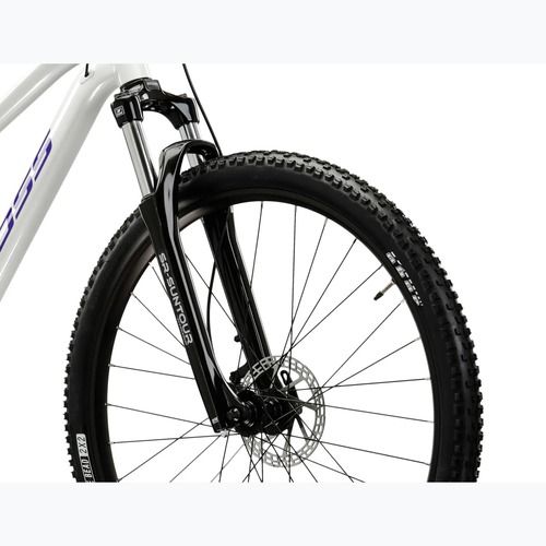 Women's mountain bike KROSS Lea 4.0 W 27.5 pearl/purple/shine