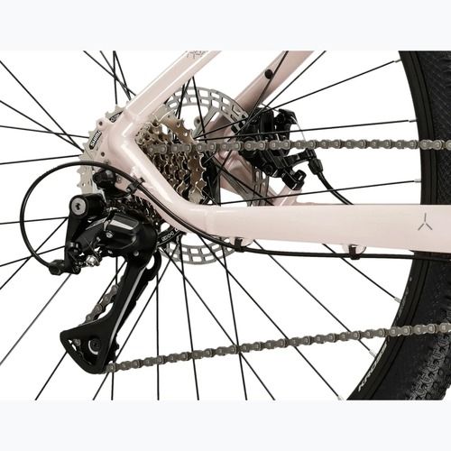 Women's mountain bike KROSS Lea 3.0 W 27.5 pink/grey/shine