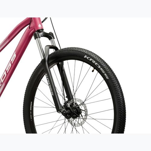 Women's mountain bike KROSS Lea 2.0 W 27.5 pink/silver/matte