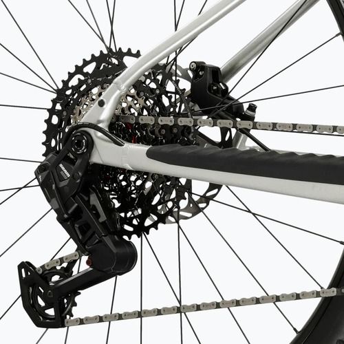 Women's electric bike KROSS Influx Hyb 5.0 W 27.5 el. 800 Wh silver/blue/shine