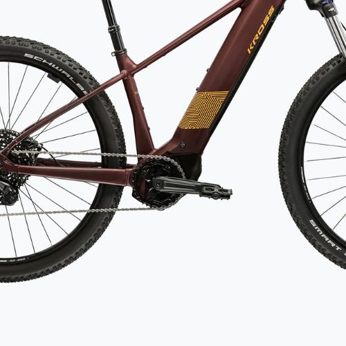 Electric bike KROSS Influx Hyb 3.0 29 el. 800 Wh ruby/gold/matte