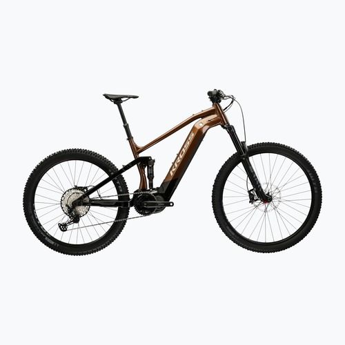 Men's electric bike KROSS Grist Boost 3.0 el. 630 Wh brown/black/shine
