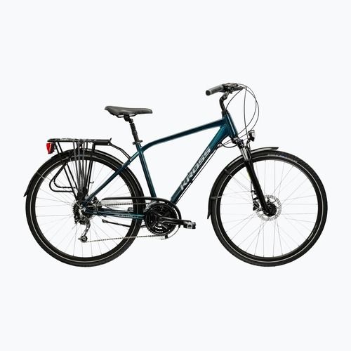 Trekking bike KROSS Explorer 4.0 turquoise/silver/shine