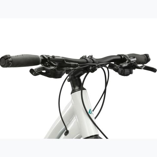 Women's cross bike KROSS Evado 7.0 W white/turquoise/shine