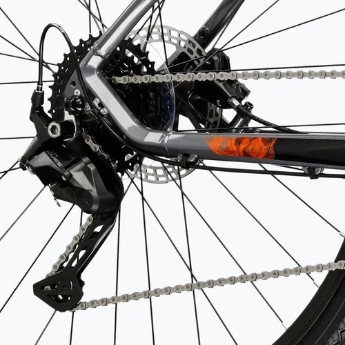 Cross bike KROSS Evado 5.0 grey/black/shine